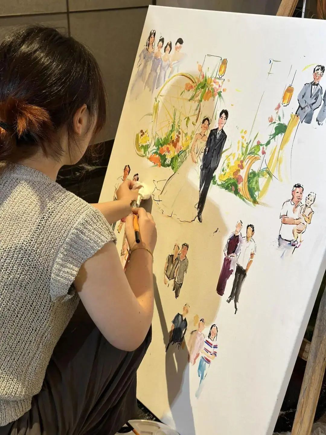婚慶新風(fēng)口：00后繪畫師搶灘！