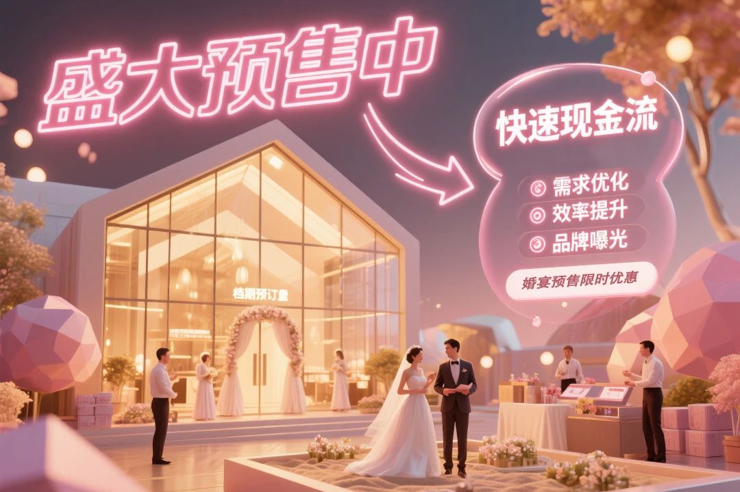 籌建期的婚禮堂，如何預(yù)售200場婚宴？